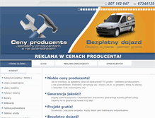Tablet Screenshot of jowisz-reklama.pl